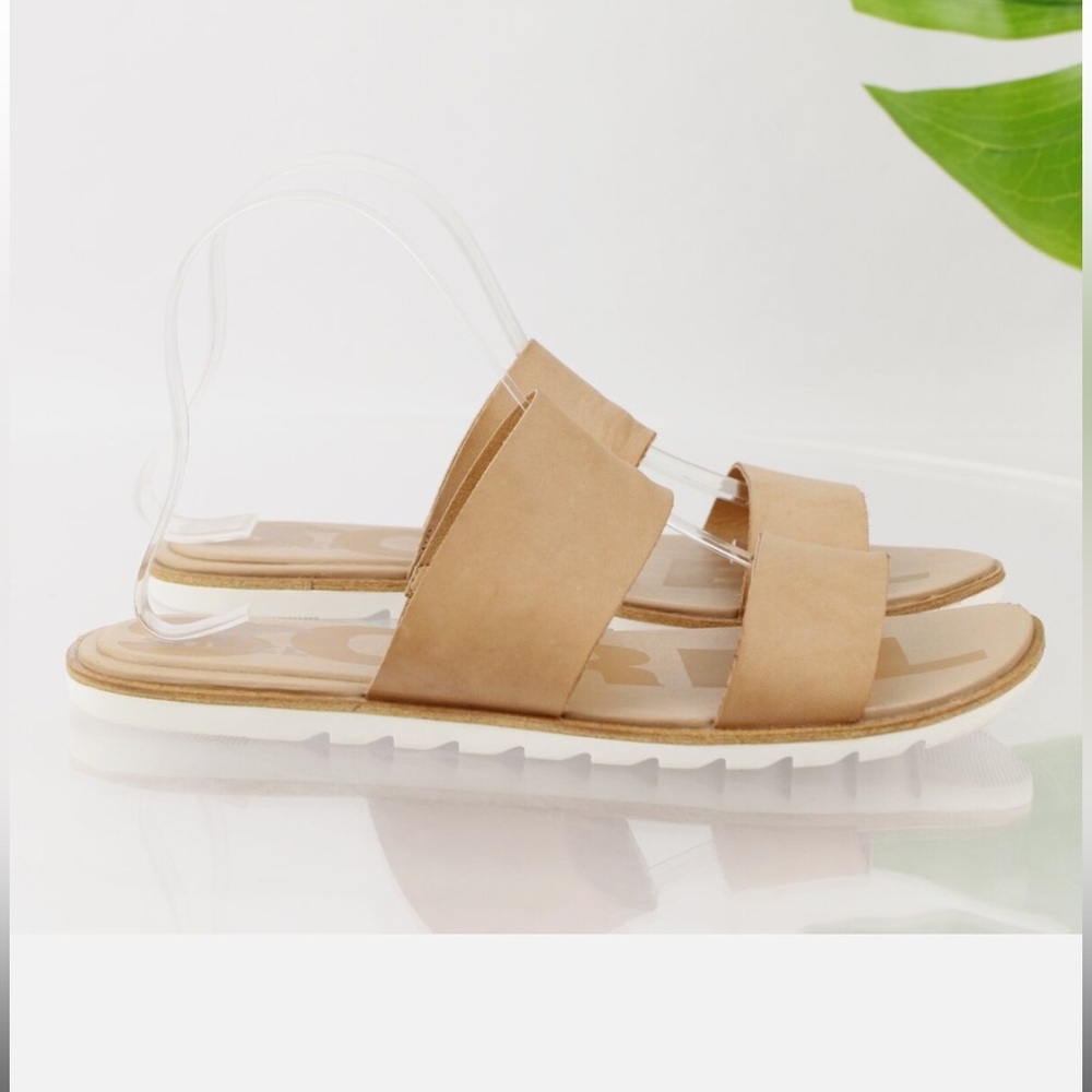 Sorel Tan Sandals with Minimalist Design